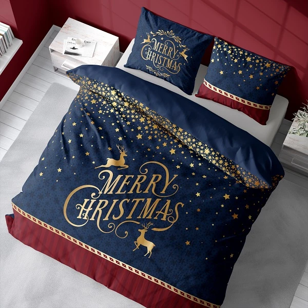 Pościel Świąteczna 160x200 cm. 100 % Bawełna 4264 Pościel Świąteczna 160x200 cm. 100 % Bawełna 4264