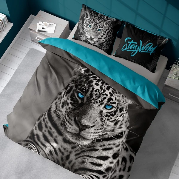 Pościel Zwierzęta Lampart 220x200 cm. Bawełna 100%  DTX-3737 Pościel Zwierzęta Lampart 220x200 cm. Bawełna 100%  DTX-3737