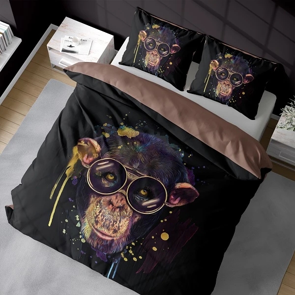 Pościel 3D Satynowa Z Mikrowłókna 160x200 cm. 4364 Pościel 3D Satynowa Z Mikrowłókna 160x200 cm. 4364