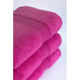 Komplet 3- Ręczników Bawełnianych 70x140 cm. 600gsm Fuchsia RCC-02