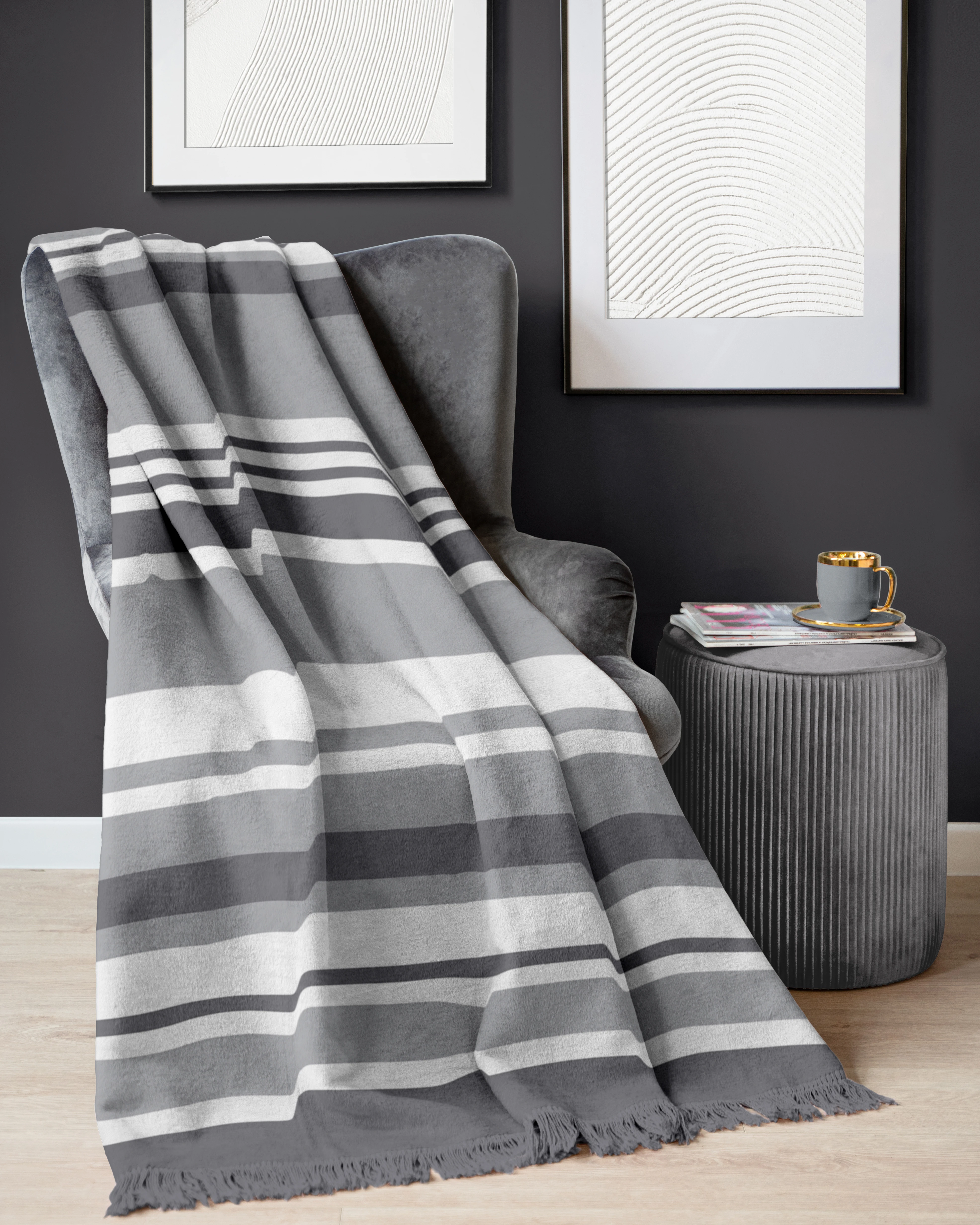 Luksusowy Koc Bawełniany 150x200 cm. 124JB Luksusowy Koc Bawełniany 150x200 cm. 124JB