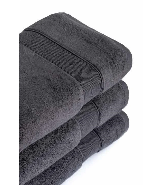 Komplet 3- Ręczników Bawełnianych 50x90 cm. 600gsm Dark Grey RCC-05 Komplet 3- Ręczników Bawełnianych 50x90 cm. 600gsm Dark Grey RCC-05