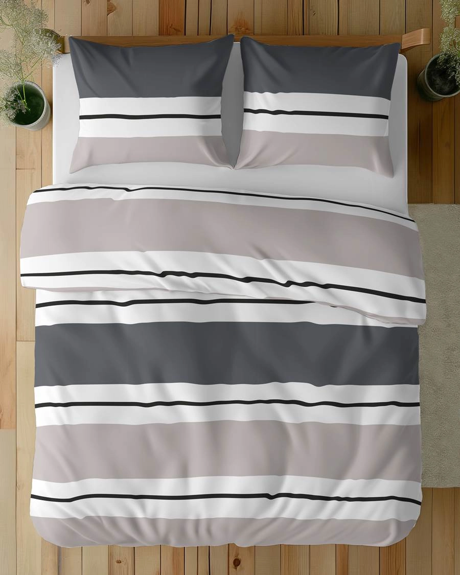 Pościel Bawełna Satynowa 220x200 cm. Pasy 5219-A Pościel Bawełna Satynowa 220x200 cm. Pasy 5219-A