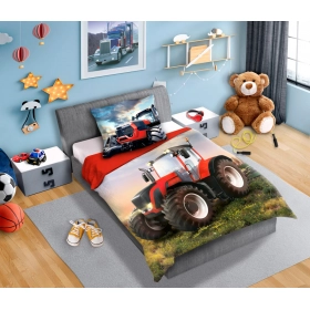 Pościel Dziecięca Traktor 160x200 BAWEŁNA 100 % FAR-004