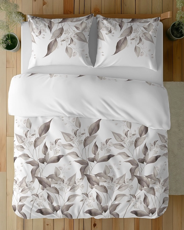 Ekskluzywna Pościel Z Bawełny Satynowej 220x200 cm. 5326-B Ekskluzywna Pościel Z Bawełny Satynowej 220x200 cm. 5326-B