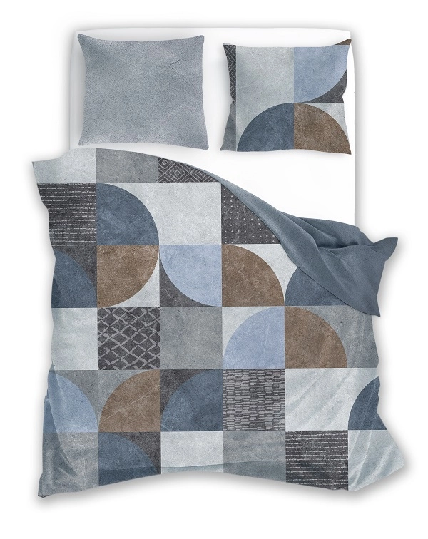 Luksusowa Pościel Z Bawełny Satynowej Druk Cyfrowy 140x200 cm. Geometria 009 Luksusowa Pościel Z Bawełny Satynowej Druk Cyfrowy 140x200 cm. Geometria 009