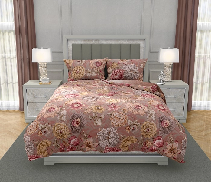 Luksusowa Pościel Z Bawełny Satynowej Druk Cyfrowy 160x200 cm. Pudrowy Róż Kwiaty 019 Luksusowa Pościel Z Bawełny Satynowej Druk Cyfrowy 160x200 cm. Pudrowy Róż Kwiaty 019