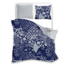 Luksusowa Pościel Z Bawełny Satynowej 220x200 cm. Ornament 017