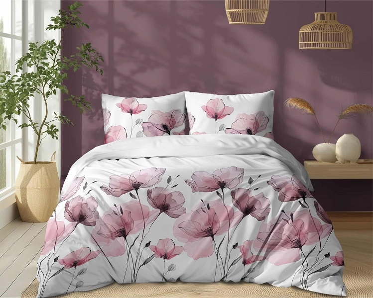 Komplet Pościeli Bawełnianej 220x200 BAWEŁNA 100 % 5496-B Komplet Pościeli Bawełnianej 220x200 BAWEŁNA 100 % 5496-B
