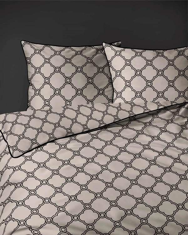 Luksusowa Pościel 160x200 cm. Bawełna Lame Percale 5592-B Luksusowa Pościel 160x200 cm. Bawełna Lame Percale 5592-B