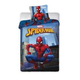 Pościel Dziecięca Spider Man 160x200+1x70x80 Bawełna 100 % FAR-001
