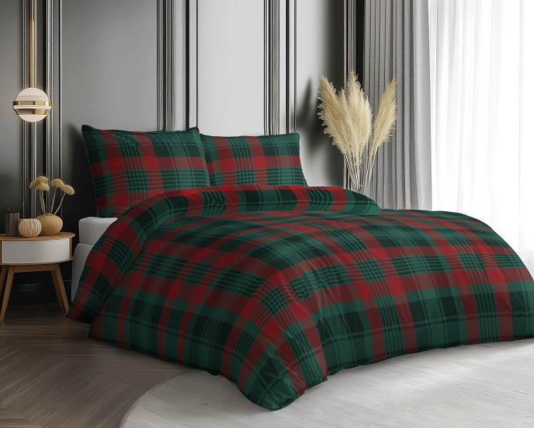 Pościel Świąteczna Z Bawełny Satynowej 160x200 cm. 5814-A Pościel Świąteczna Z Bawełny Satynowej 160x200 cm. 5814-A