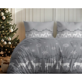 Pościel Świąteczna Z Bawełny Satynowej 220x200 cm. 5813-B