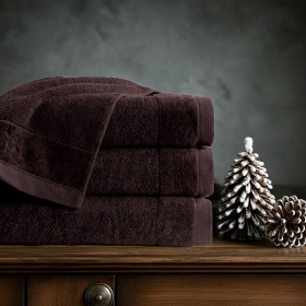 Komplet 3- Ręczników Bawełnianych 50x90 cm. 550gsm Brąz VTO-12