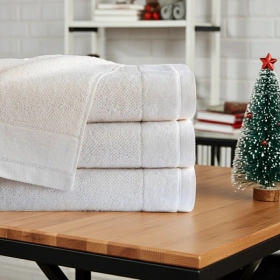Komplet 3- Ręczników Bawełnianych 70x140 cm. 550gsm Kremowy VTO-05