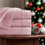 Komplet 3- Ręczników Bawełnianych 50x90 cm. 550gsm Pink VTO-05