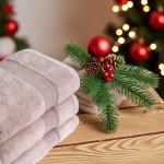 Komplet 3- Ręczników Bawełnianych 50x90 cm. 600gsm Pudrowy Róż RCC-15