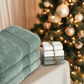 Komplet 3- Ręczników Bawełnianych 50x90 cm. 600gsm Zielony RCC-12