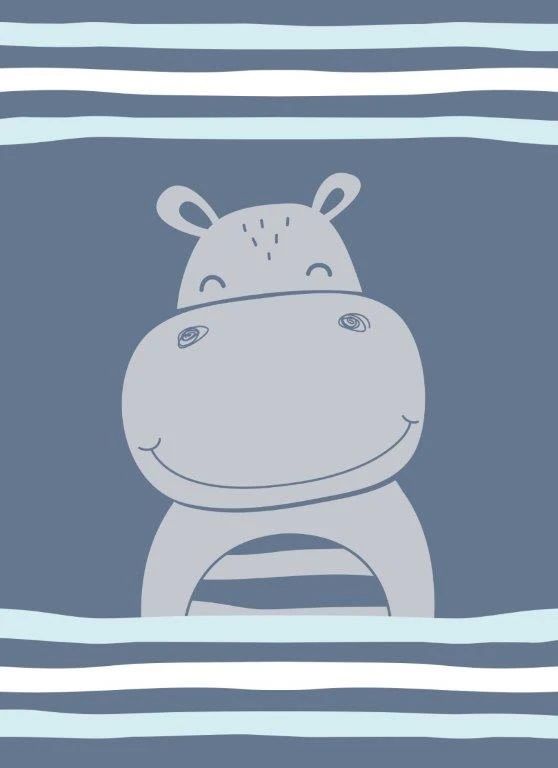 Kocyk dziecięcy BAWEŁNA + AKRYL 80X110 NR-KBA07 Kocyk dziecięcy BAWEŁNA + AKRYL 80X110 NR-KBA07