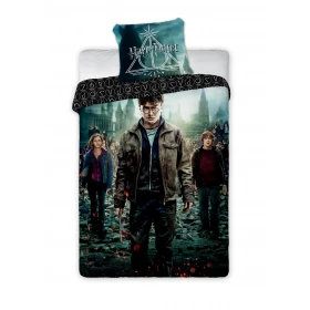 Pościel Harry Potter Insygnia Śmierci 160x200+1x70x80 Bawełna 100 % FAR-003