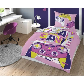 Pościel Dziecięca Świecąca W Ciemności Play Game 160x200 cm. DETEX-136
