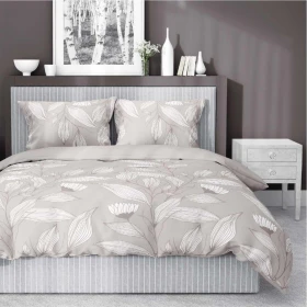 Komplet Pościeli 160x200 BAWEŁNA 100 % Różowa 4957-A