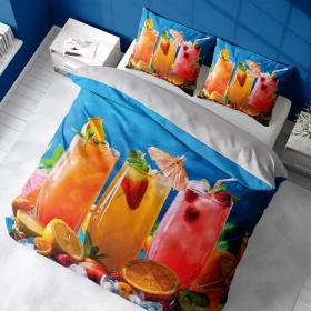 Pościel 3D DRINKI 160x200 ZL-18