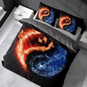 Pościel 3D YIN YANG 160x200 ZL-23