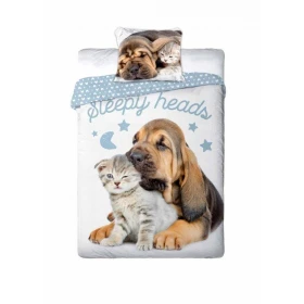 Komplet Pościeli BEST FRIENDS 140X200+70X90 Bawełna 100 % FAR-012