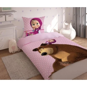Pościel Licencjonowana Masha & Bear 160 x 200 cm. NR-MAS011