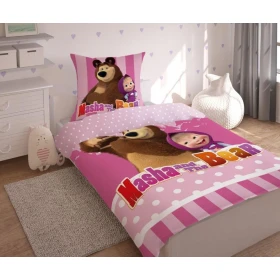 Pościel Licencjonowana Masha & Bear 160 x 200 cm. NR-MAS012